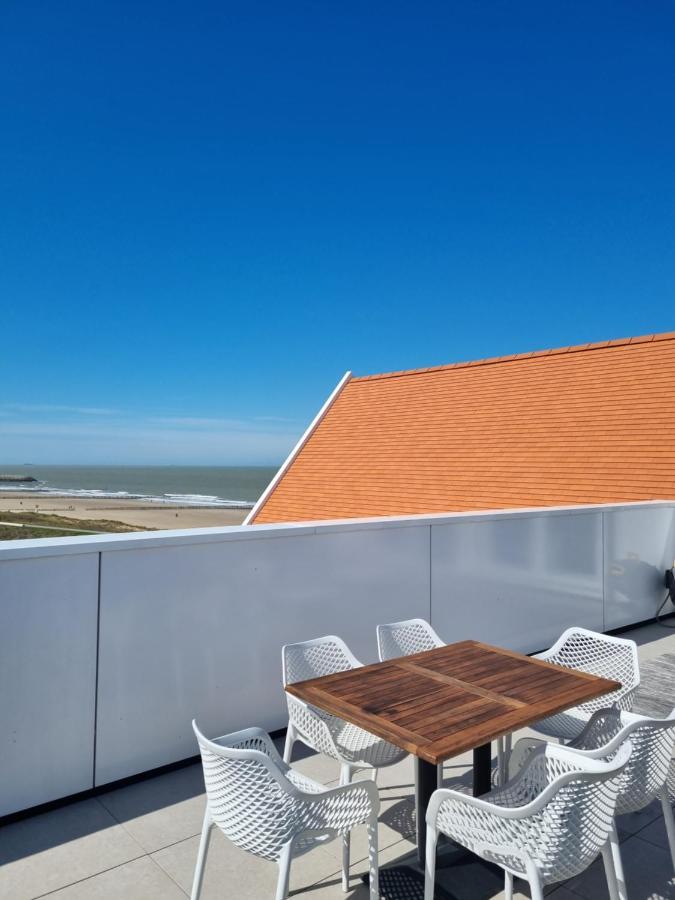 Penthouse Windkracht 10 Aan Het Strand Van Cadzand Kültér fotó
