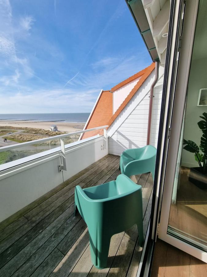 Penthouse Windkracht 10 Aan Het Strand Van Cadzand Kültér fotó